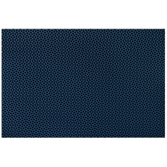 Коврик грязезащитный EVA, 58*73 см, КАПЕЛЬКА синий