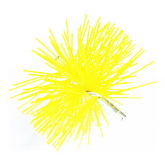 Щетка-ерш д/дымоходов нейлоновая желтая д.150мм