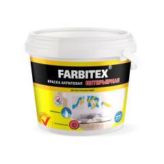 Краска акриловая интерьерная (6,0кг) FARBITEX