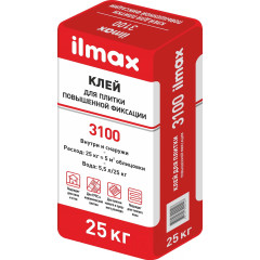 Клей для плитки ILMAX 3100 unifix 25кг/48пл