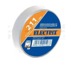 Изолента ELECTRIX 211 0,13мм*19мм*20м. белая