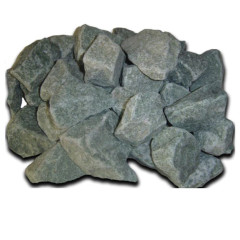 Камни для бани Габбро диабаз колотый 20 кг