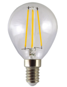 Лампа светодиодная "Филамент" G45-6 Вт-230 В-2700 К–E14