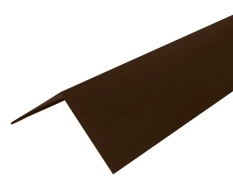 Планка коньковая 145х145 2м/п RAL 8017 коричневый