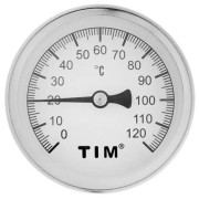 Термометр аксиальный 1/2" 100мм до 120С ТА.2.120