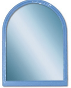 Зеркало+рамка Елена голубое