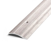 Порог алюминиевый разноуровневый 900х39,4 мм/0-10мм Ясень белый