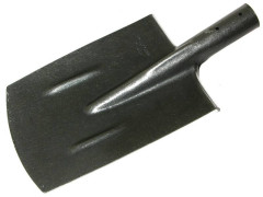 Лопата штыковая прямоугольная ЛКП-3 рельсовая сталь б/ч лак БТ