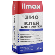 Клей для плитки белый ILMAX 3140 25кг