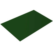 Плоский лист 0,4мм RAL6005 (гладкая жесть) 1,25х2м