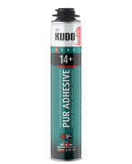 Клей-пена полиуретановый монтажный профессиональный всесезонный KUDO PROFF 14+