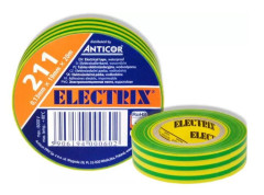 Изолента ELECTRIX 211 0,13мм*19мм*20м. желтая