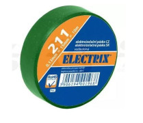 Изолента ELECTRIX 211 0,13мм*19мм*20м. зеленая