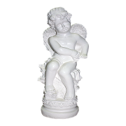 Фигура садовая Ангел на камне