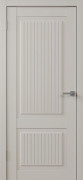 Полотно дверное ЭКО Сицилия Вертикаль ДГ софт белый гладкий 80х200