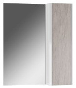 Шкаф-зеркало Домино Uno 60 Дуб серый левый/правый
