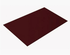 Плоский лист 0,4мм RAL3005 (гладкая жесть) 1,25х2м бордовый