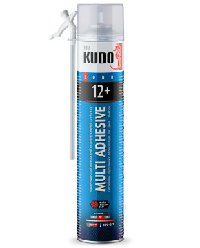 Клей-пена полиуретановый монтажный бытовой всесезонный KUDO HOME 12+