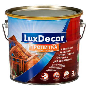 Пропитка для дерева Luxdecor, каштан 10 л.ж/б