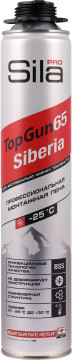 Пена монтажная Sila Pro TopGun 65 SIBERIA профессиональная 850мл