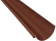 Желоб водосточный Bud-Masz D125 мм 4 м коричневый