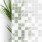 Кабина душевой уголок Triton Мозайка 100х100х205 см 1/4 круга средний/п. профиль белый сифон
