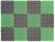 Коврик Травка 42х56см черно-зеленый /23001