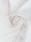 Вуаль Белая c розовой вышивкой 300х260 S36-04